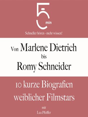 cover image of Von Marlene Dietrich bis Romy Schneider